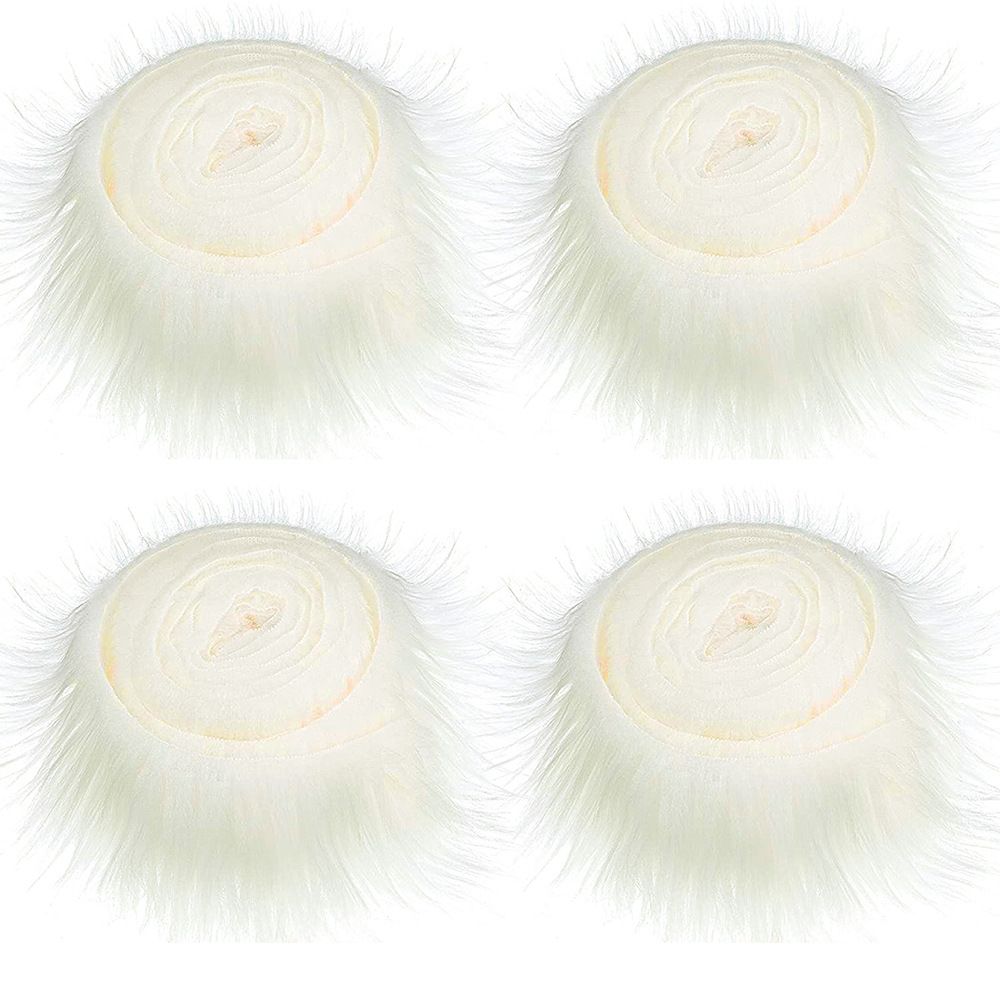 1.5M Faux Fur Lint Tapes Diy Kleding Naaien Pluizige Bekleding Trimmen Stof Woondecoratie Naaien Kostuum Pluche Bont Streep: Beige