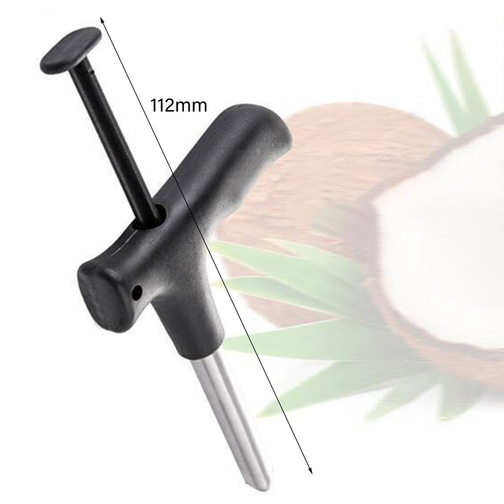 Outil d&#39;ouverture de noix de coco, poinçon d&#39;eau, robinet, perceuse pratique, paille, trou ouvert, coupe , ouvre-fruits, directe