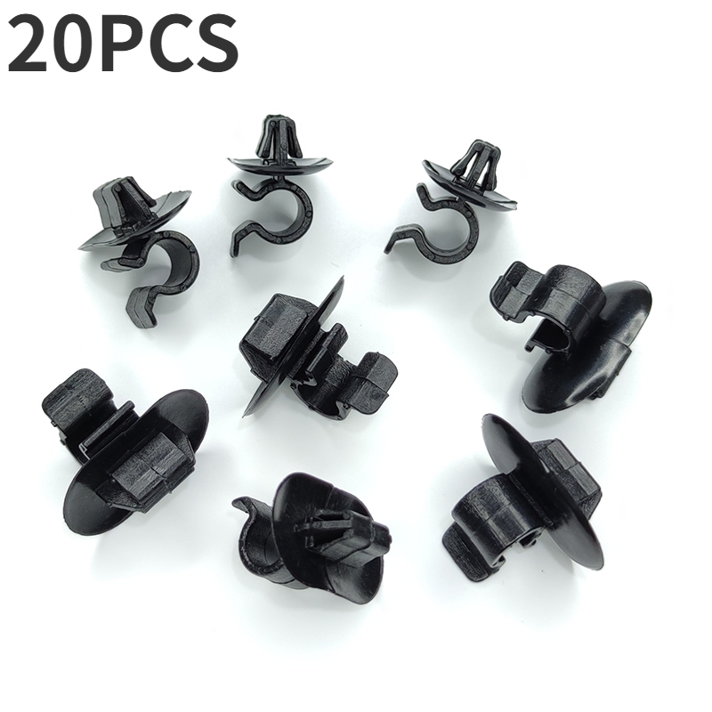 20 piezas para Renault Trafic capó varilla soporte Clips de montaje 92834 varilla de soporte de motor piezas de automóvil accesorios de sujeción automática
