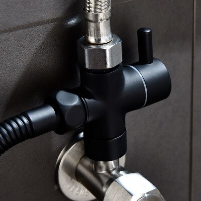 Yooap Matte Black Bidet Douche Kraan Massief Messing Bidet Kraan Moslim Ducha Higienica Warm Koud Water Mengkraan Wc Kranen