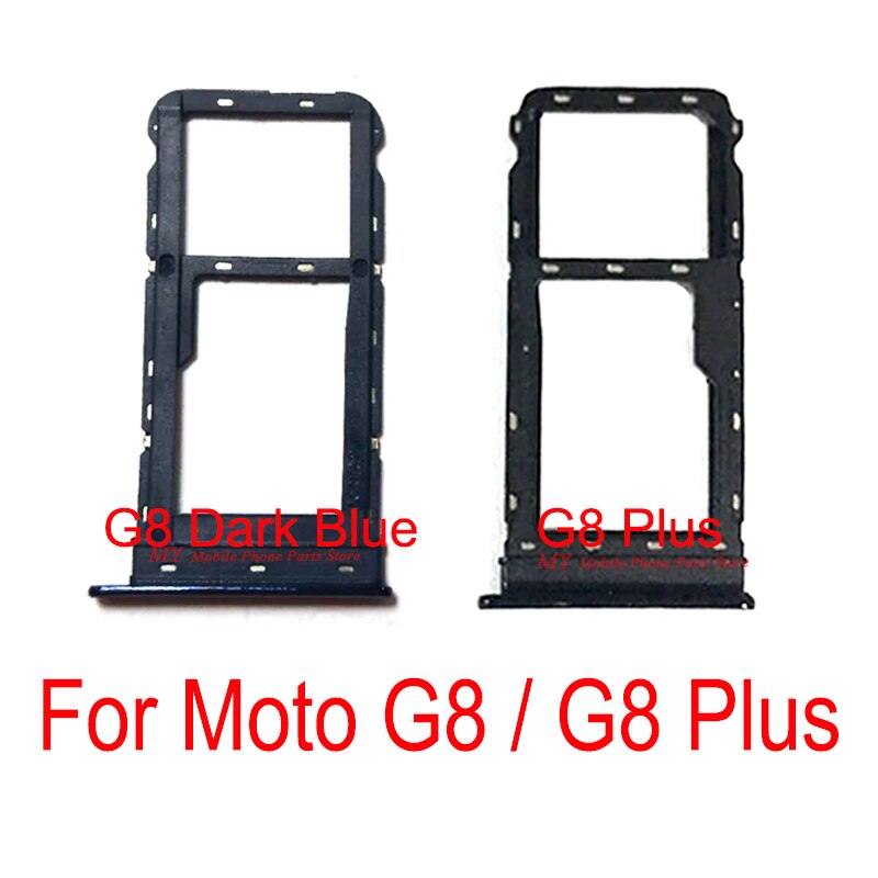 Neue Sim-karte Tray Für Motorola Moto G8 Plus G8 + Sim Karte SD Card Reader Tray Halter Sockel Slot ersatz Reparatur Ersatzteile