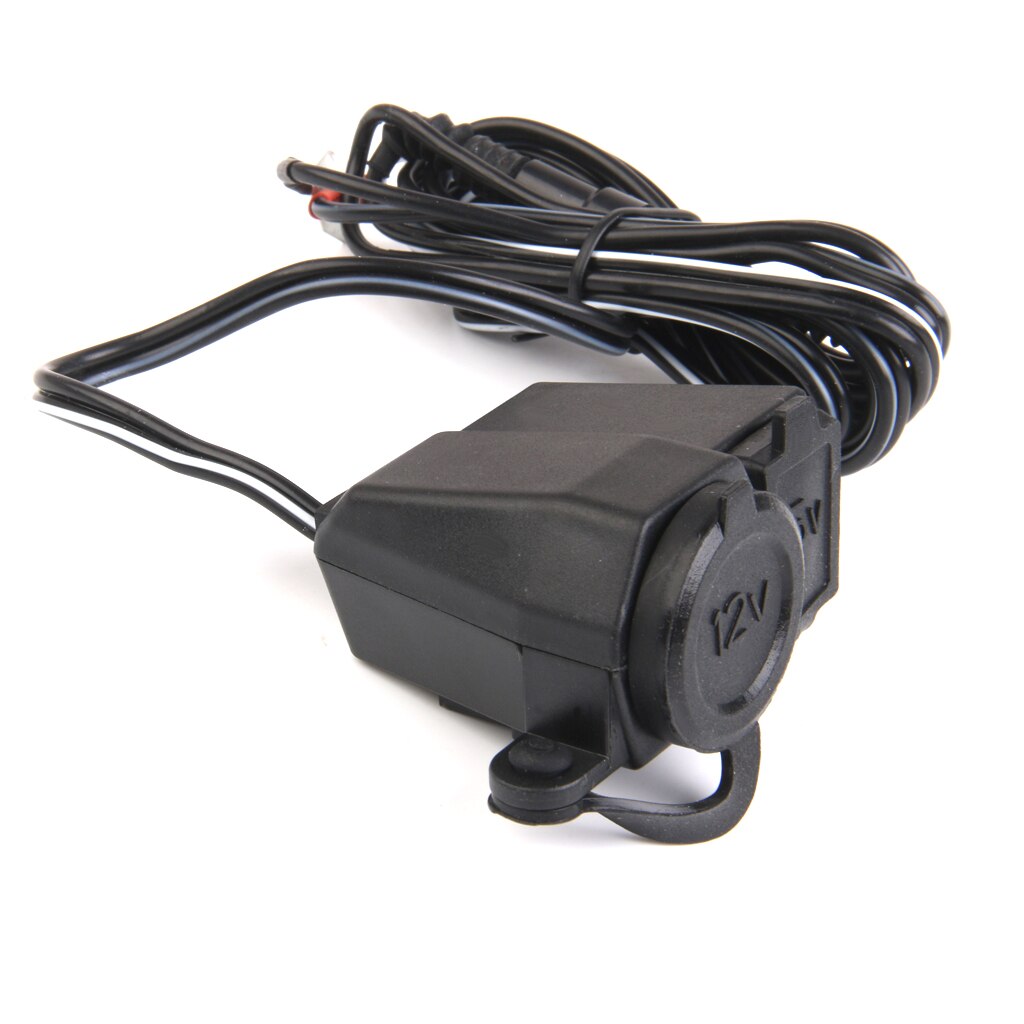 Motorfiets Sigarettenaansteker Usb Opladen Waterdichte Connector 12V