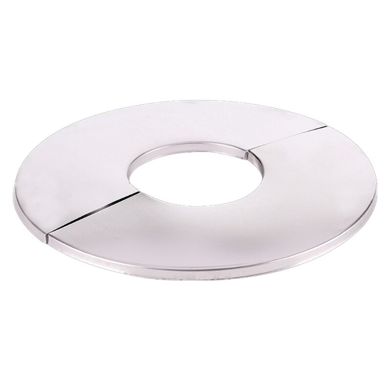 Wall Split Flange Stainless Steel Round Escutcheon Plate Water Pipe Wall Covers fit for Kitchen Faucets Sinks Toilets 29EA