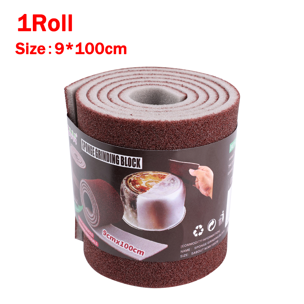 Esponja de limpieza mágica, eliminador de óxido, Nano carborundo, cutable, descalcificación, frotar limpio para olla, herramientas de limpieza de cocina, 10/1 Uds.: Naranja
