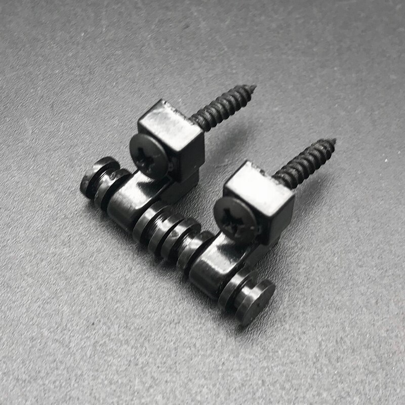 2Pcs Electric Guitars Roller String Trees Retainer Alloy Guitar Accessories Parts Black Gold Silver for ST TL Electric Guitar