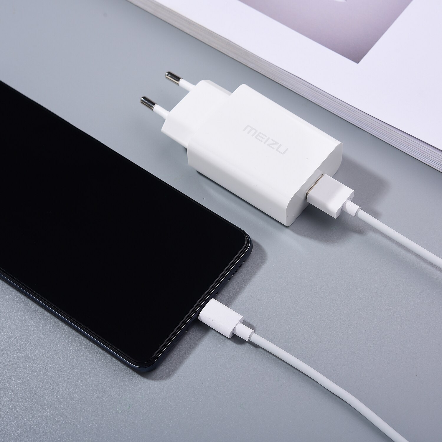 Original Meizu Charger 12V2A Quick adapter EU Plug UP1220E Micro / Type C Cable For Meizu 18 17 Pro 16Xs 16th 15 plus mx4 mx5 E3: EU add micro cable
