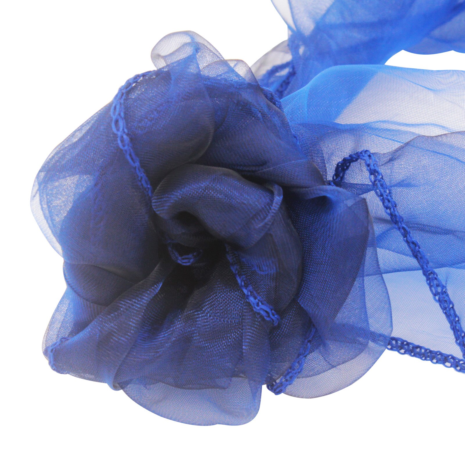 Organza stole skære sløjfe stole skære tyl til bryllup begivenheder & fest banket juledekoration mintgrøn: Marine blå