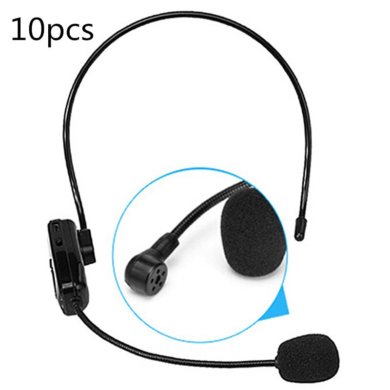 10Pcs Headset Vervanging Foam Microfoon Cover Telefoon Headset Mic Cover Microfoon Voorruit Windshied Headset Foam 25*8Mm