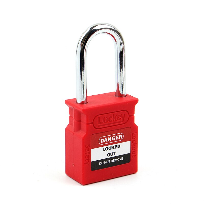 Lockey Techniek Security Stalen Beugel Veiligheid Lockout Hangslot met sleutel Energie Isolatie Slot Behouden Loto Tagout