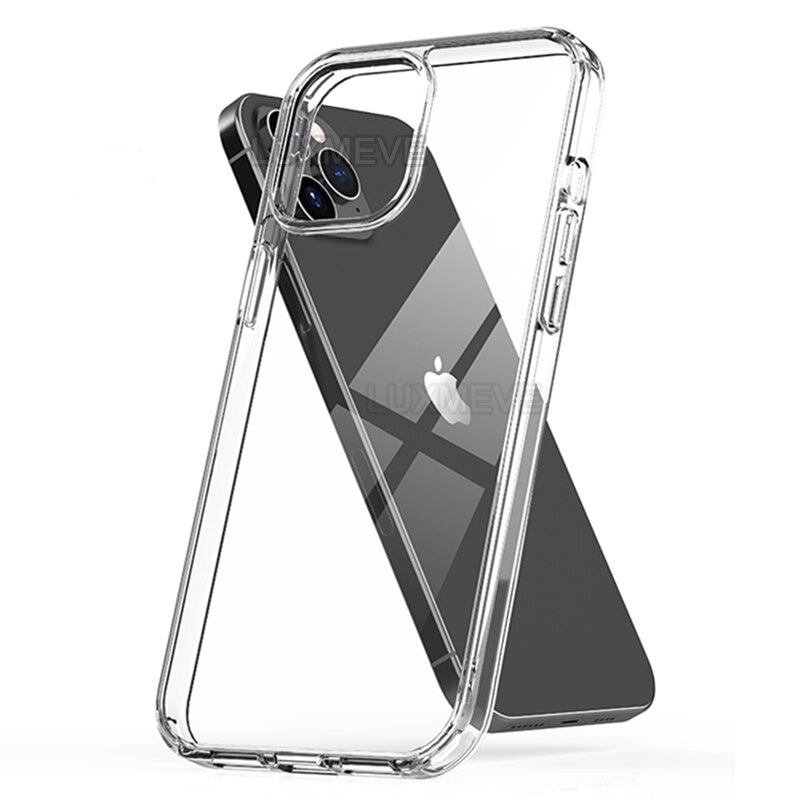 Ultra Thin Clear Silicone Case For iPhone 12 11 Pro XS Max X XR Soft TPU Cover For iPhone 7 8 6 6s Plus 12 Mini SE XS Case