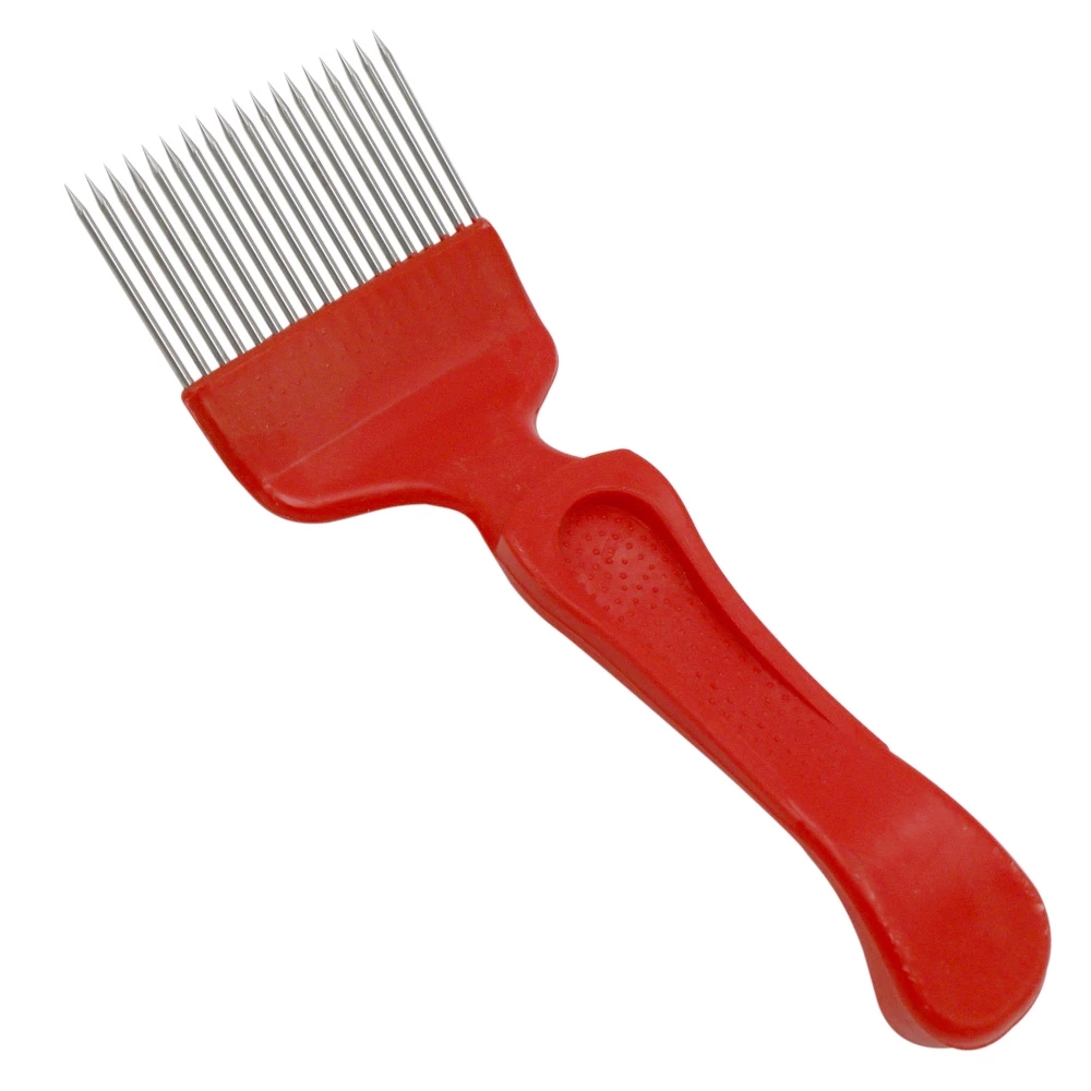 1 Pc Bijenteelt Schop Honing Spatel Anti-slip Handvat 21 Naaldvormige Cut Honing Mes Spoor Tand bijenkorf Gereedschap