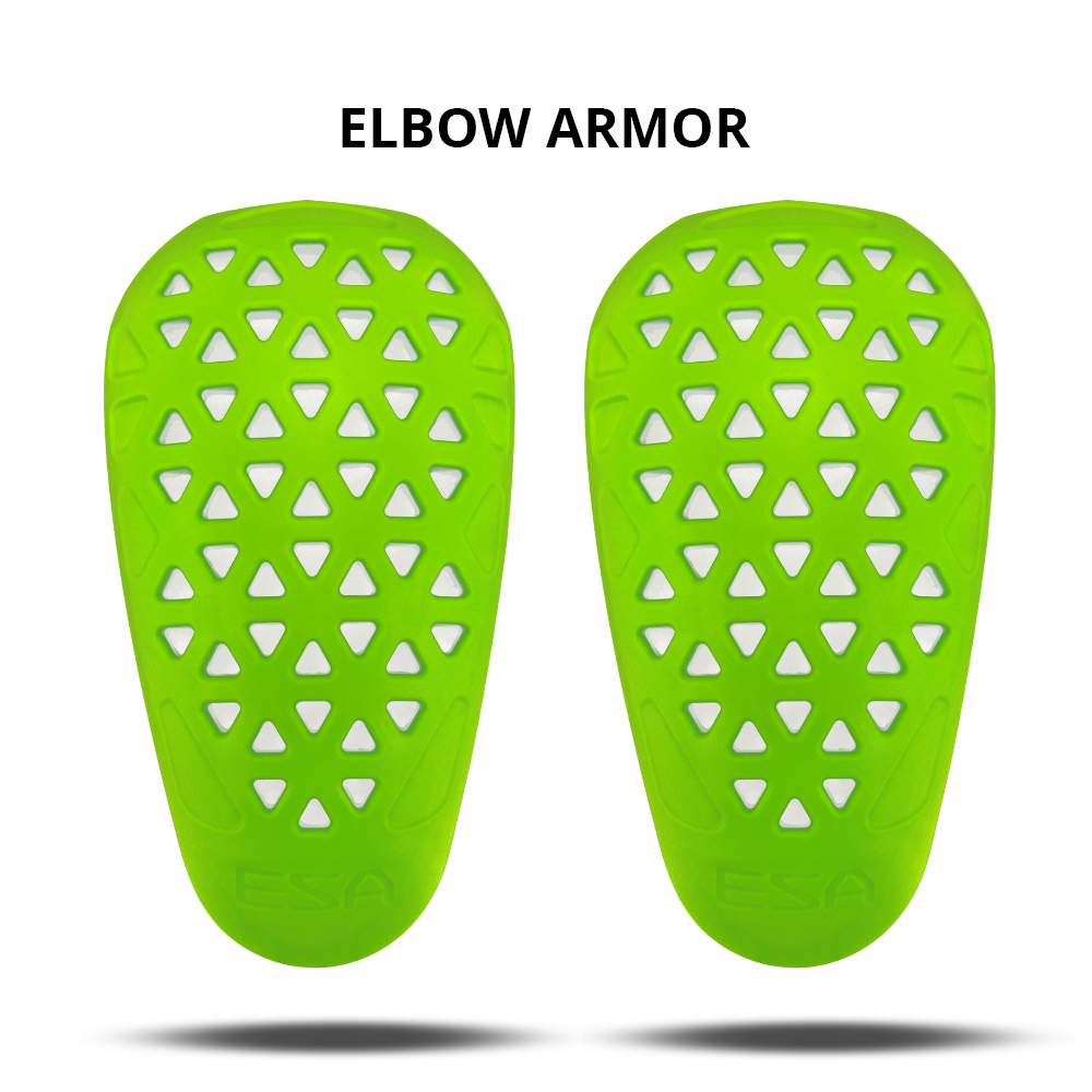 Protective Gear for Motorcycle Jacket CE Certification Detachable Racing Shoulder Protection Moto Elbow Pads Protector: Silver