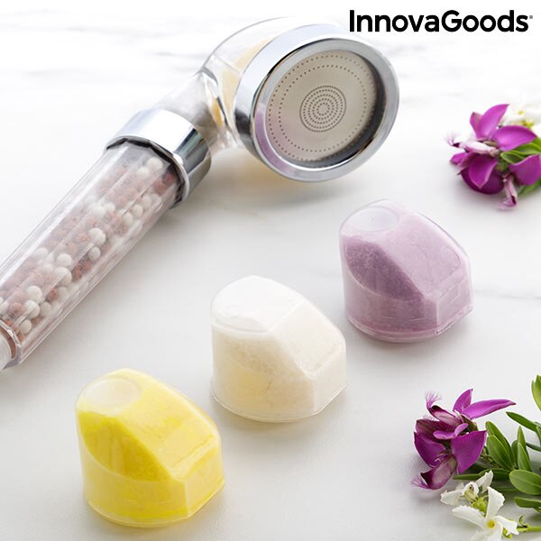 Douche multifonction avec aromathérapie et minéraux, shosure InnovaGoods
