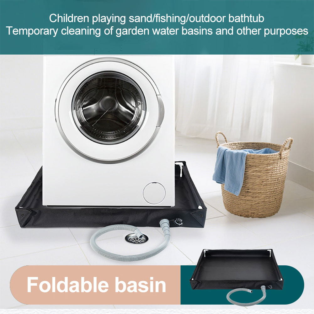 Portable Shower Pan Foldable Shower Base Camping Shower Tent Floor Base for RV Outdoor Camping Shower Beach Pet Bath