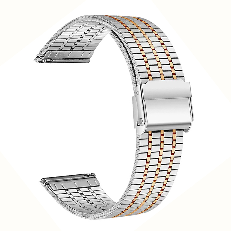 Correa de malla de 22mm para Huami Amazfit GTR 47mm Pace Stratos Bip 5 correa de reloj de acero inoxidable para Amazfit GTR 4 3 Pro 2 2e