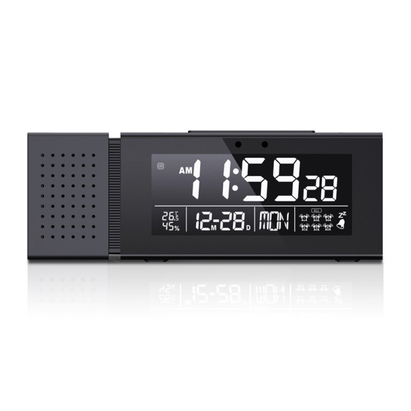 ♕s.Digital & Analog-Digital Clocks Function Color Alarm Digital Alarm Clock: Black