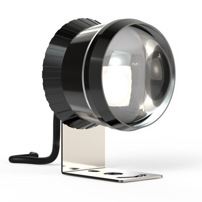 Universal Motorcycle LED Headlight Super Bright External Spotlight Electric Scooter Modified 12V Glare Auxiliary Light: Convex mirror