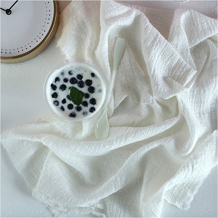 Ins Style Cotton Linen Cloth Fine Food Photography Accessories Backdrop Cloth Fotografia Background Props For Photo Studio: White