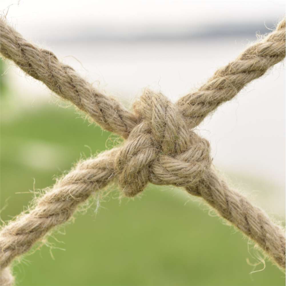 Schwere Jute Hanf Seil Netz Garten Schutz Zaun Treppe Balkon Geländer freundlicher Sicherheit Netz Dekorative Netz Hängematte Klettern Netz