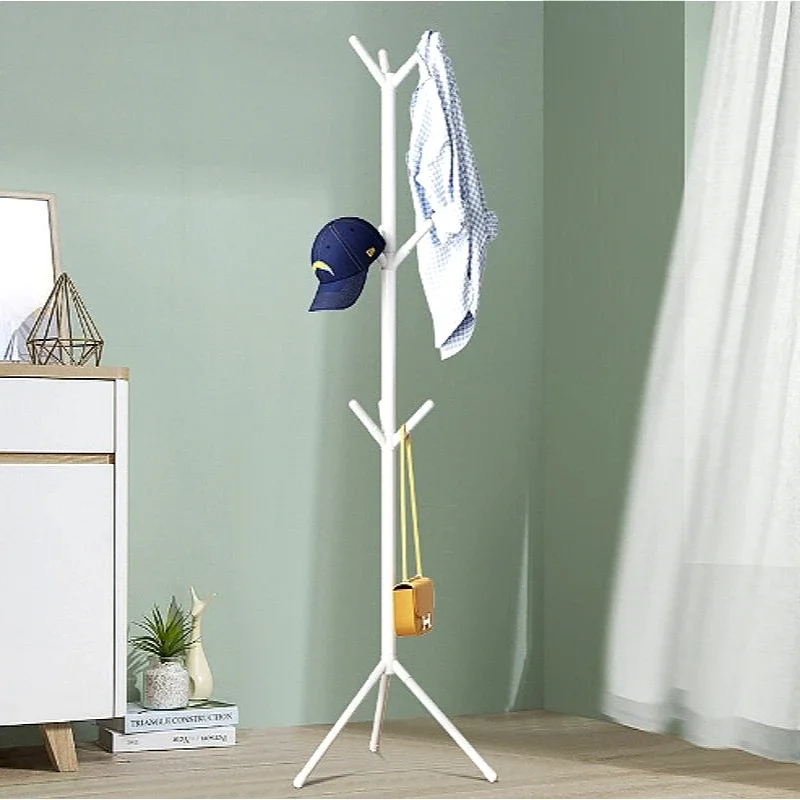 Perchero de pie con forma de rama de árbol, perchero móvil y práctico con múltiples ganchos para el hogar, sala de estar, almacenamiento de ropa