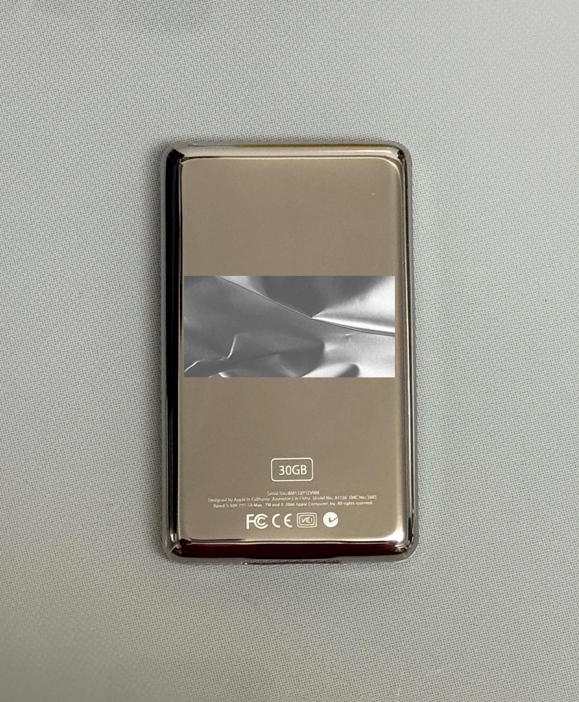 Silver Back Cover Rear Case Thin For Ipod Classic 6th 80G 6.5th 120G 7th 160G A1238 Back Cover Viode 5th 30G A1136: Orange