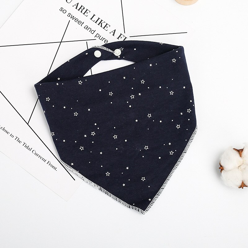 1 stuk cartoon baby katoenen speeksel handdoek baby eet slabbetje dubbele ademende baby driehoek sjaal slabbetjes baby: 4