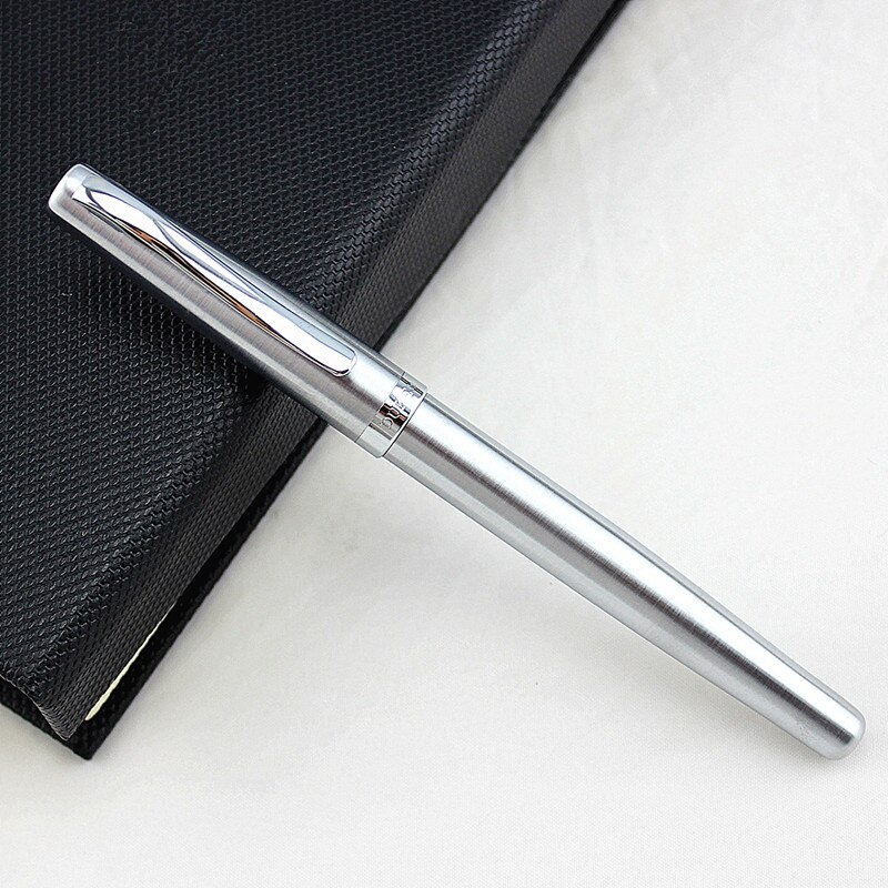 Duke 209-stylo fontaine pour calligraphie en acier, plume coudée 1.0MM/0.5MM, noir mat avec Clip or, stylo à fontaine de calligraphie avancée: W / 0.5MM