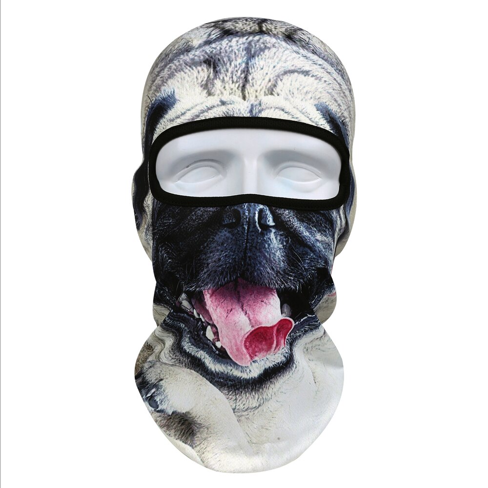 Women Men 3D Cat Dog Cute Animal Balaclava Windproof Skullies Beanie Helmet Liner Winter Warm Hat Full Face Cap Chapeu Masculino: 7