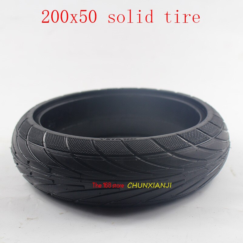Super 8 Inch 200x50 Front/rear Scooter Solid Tire For Xiaomi Ninebot ES1 ES2 Electric Scooter Kickscooter Skateboard