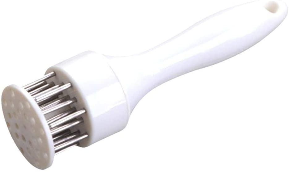 Keuken Beroep Vleesvermalser Naald Met Roestvrij Staal Vlees Hamer Keuken Gereedschap Voor Steak Varkensvlees Rundvlees Tederheid Kookgerei: White