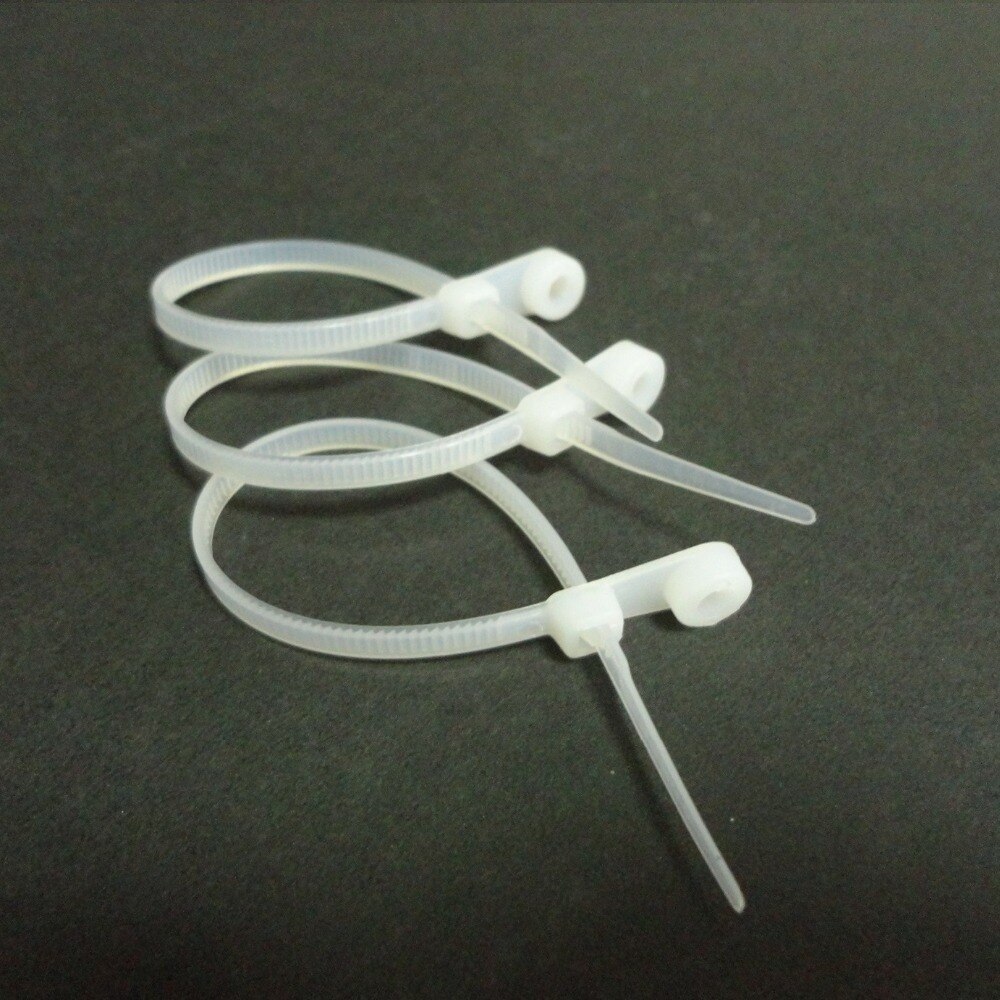 Mounted Head Cable Ties 20cm, tag self lock zip wi... Grandado