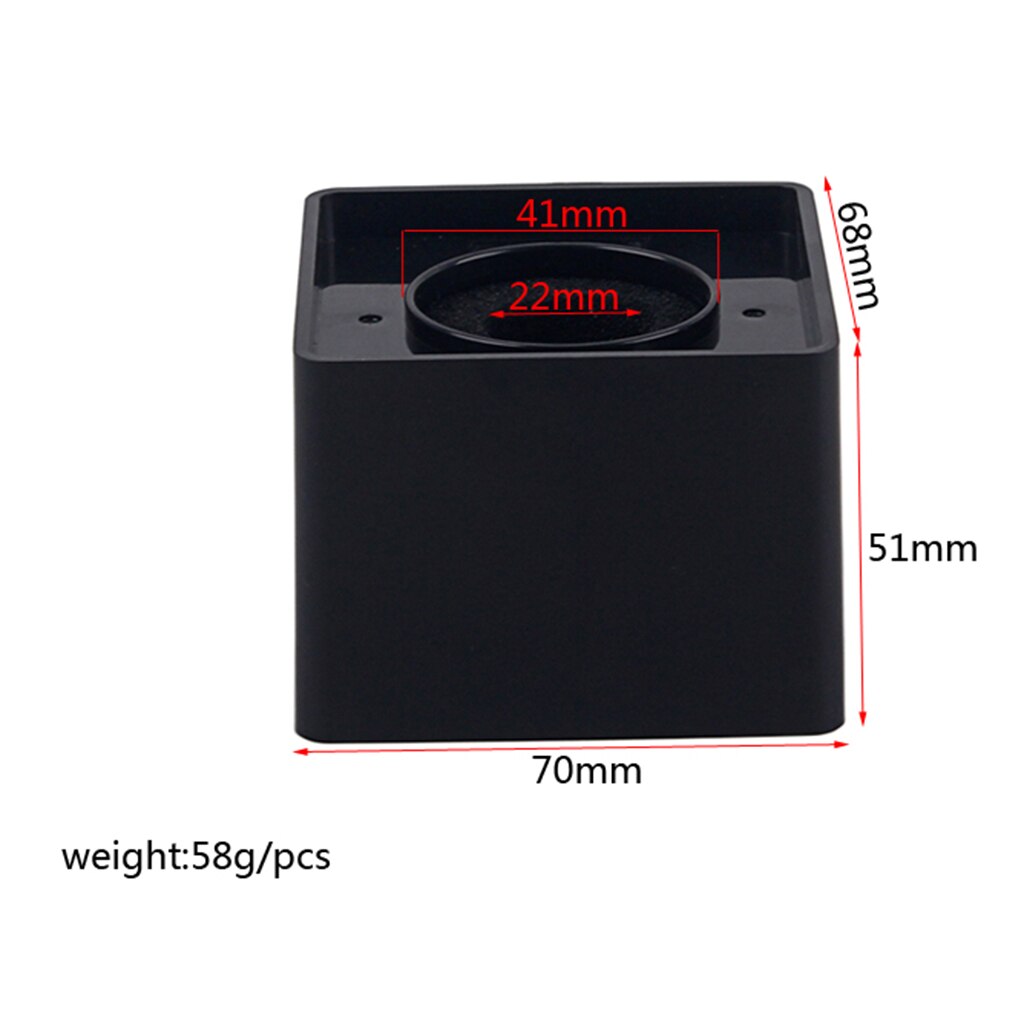 Square Shaped Studio Interview Mic Microphone Flag Molding Station 41mm