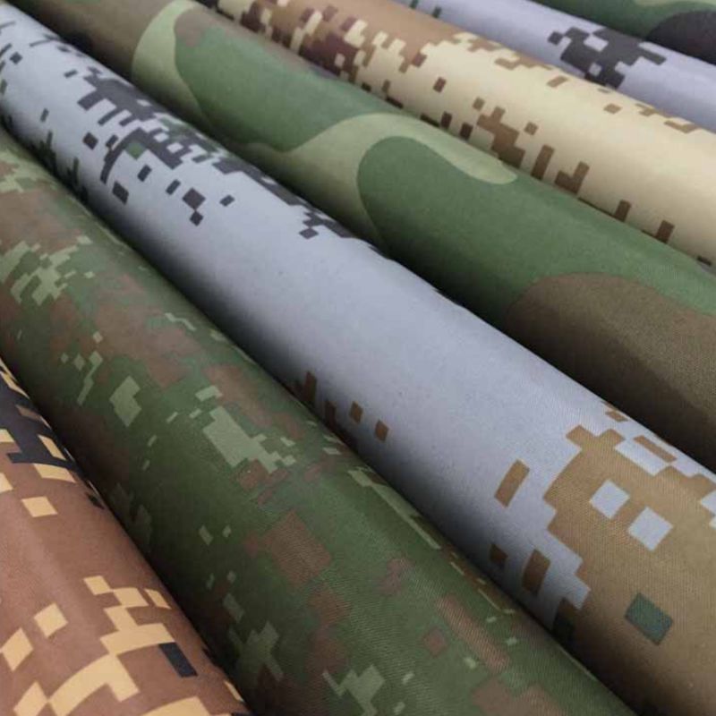 Tissu Oxford de camouflage extérieur | Revêtement imperméable 210DPU, tissu de tente léger TC00260