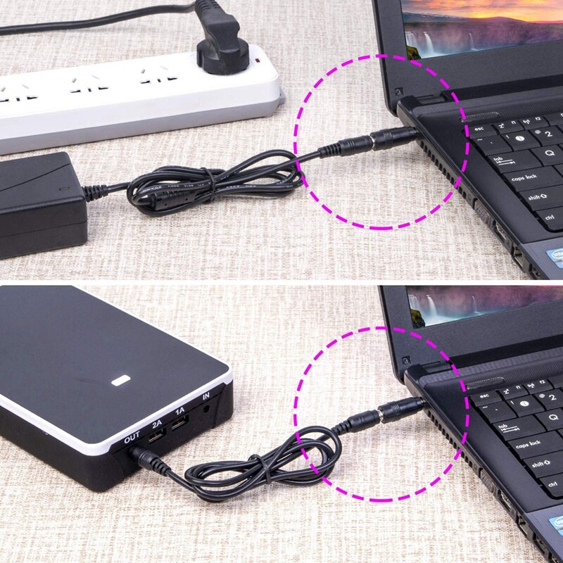 Laptop DC Power Adapter Kits 5.5X2.1mm 41Pcs Universal Power Supply Plug for Lenovo/for Dell/for Toshiba and Others PC