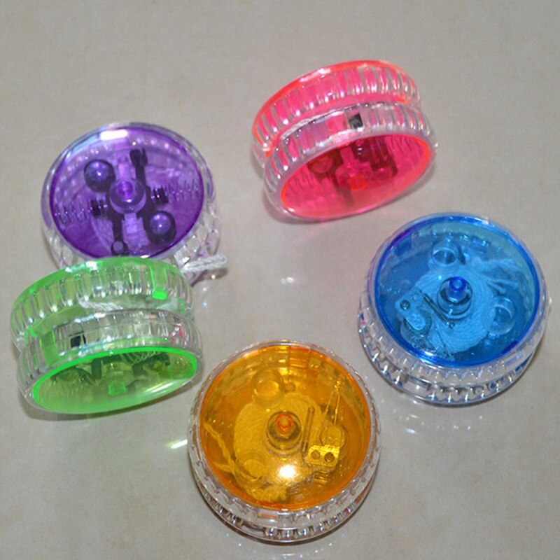 Hoge Snelheid Yoyo Bal Lichtgevende Knipperende Kind Koppelingsmechanisme Yo-Yo Speelgoed Voor Kid Entertainment Kinderen
