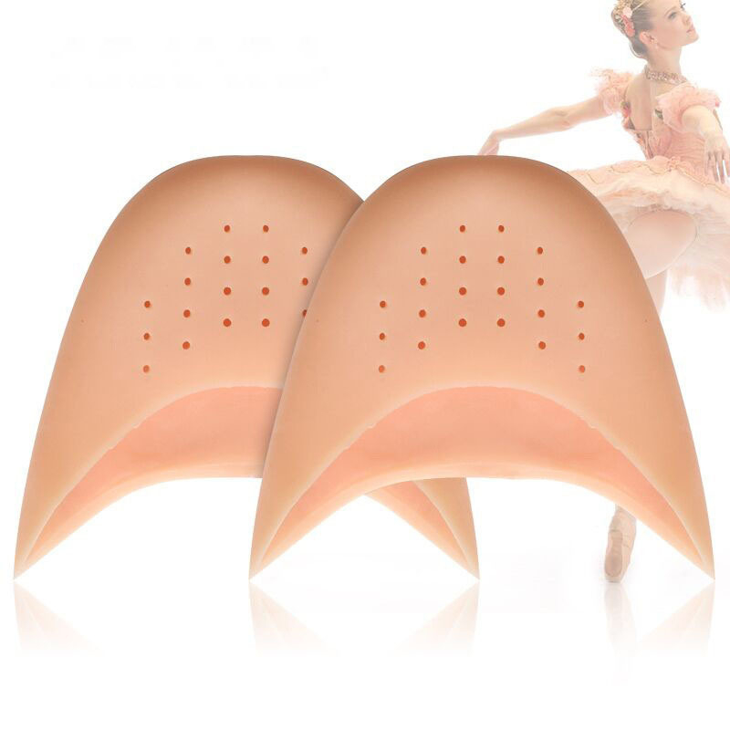 Vorfußpolster, Zehenschutz, Silikon, hoher Absatz, Ballerina, halbe Größe, Kissen, Schmerzlinderung, rutschfeste Schuheinlegesohle für Frauen, Fußpflege: Beige