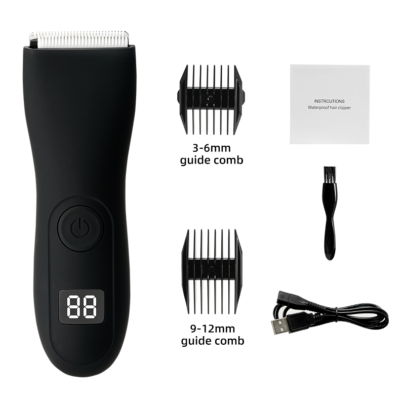 Mens Body Hair Trimmer voor Mannen Ballen Vrouwen Lady Shaver Ontharing Bikini Trimmer Lies & Body Shaver Groomer Arm Baard Scheermes: Rood