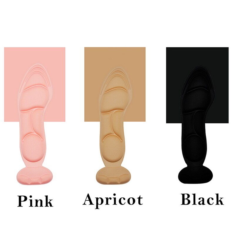 1 Paar Comfort Ademend Damesmode Inlegzolen Massage Hoge Hakken Schoenen Inlegzolen Anti-Slip