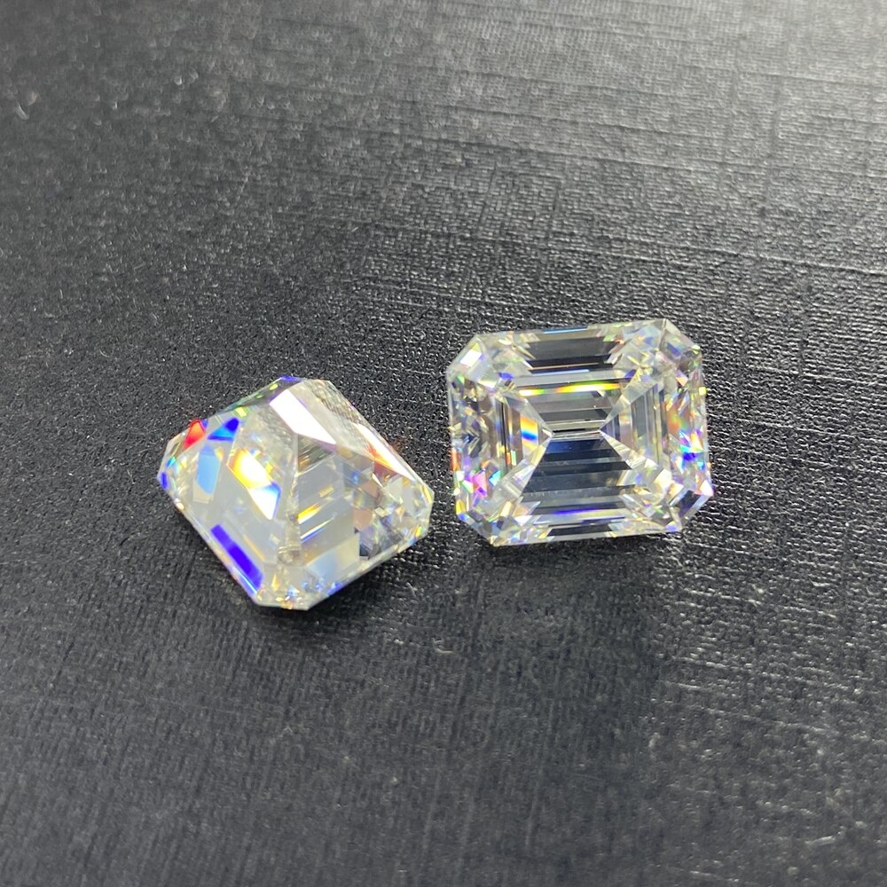 Synthetische D Kleur Vvs Emerald Cut 4*6Mm Losse Moissanite Diamond Stone Dames Sieraden Customization