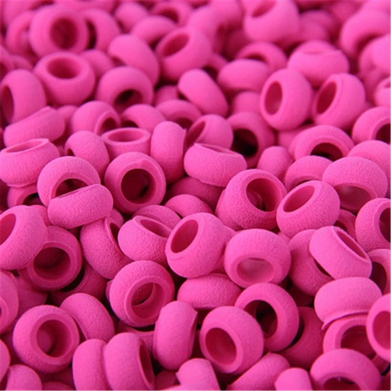 OOTDTY 90pcs Slime Sponge Rings For Slime Charms Supplies For Butter Fluffy Cloud Slime Clear Slime Kit Stuff Decor: Wide-9