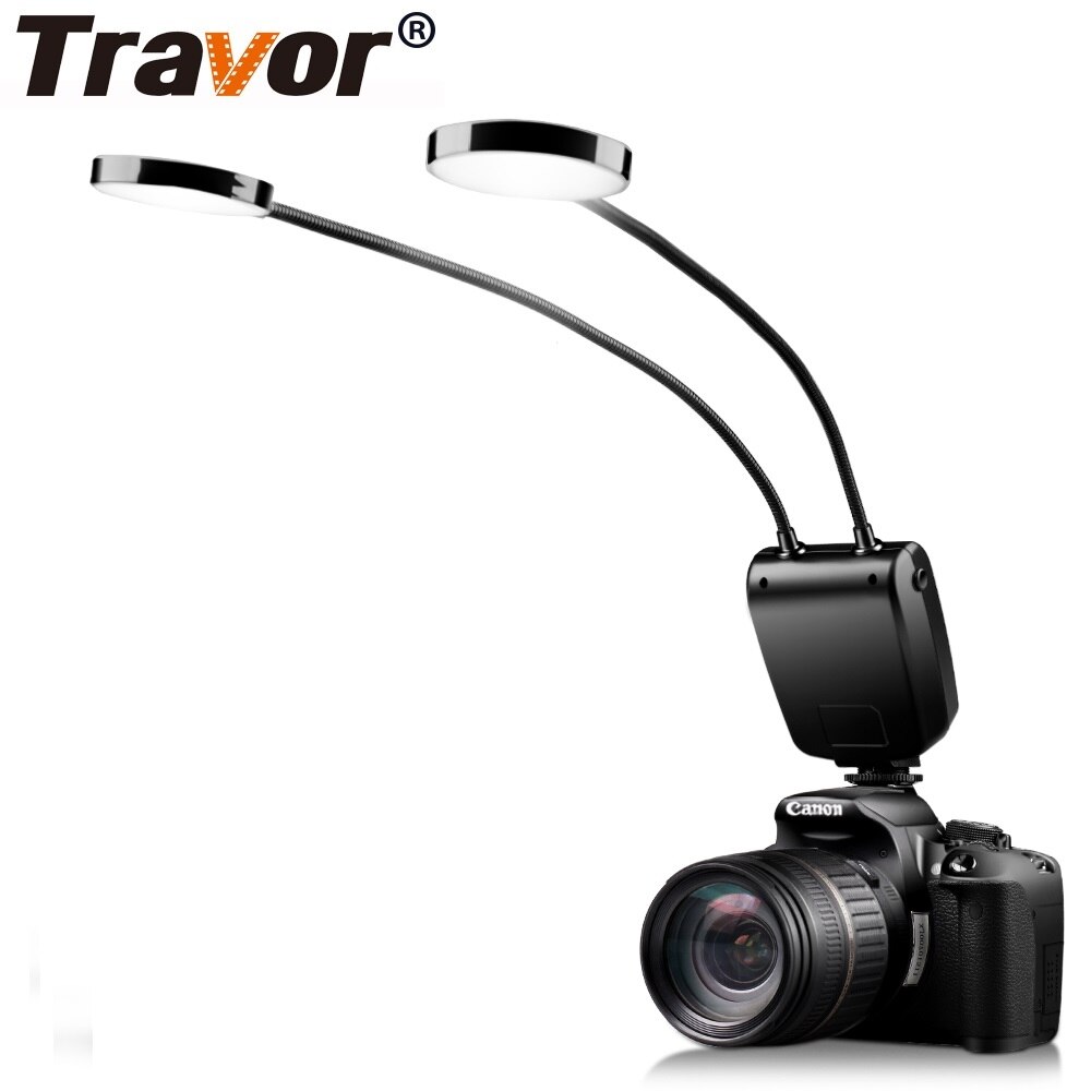 Travor ML2D Flash Ring Led Macro Flash Speedlite Metalen Slang