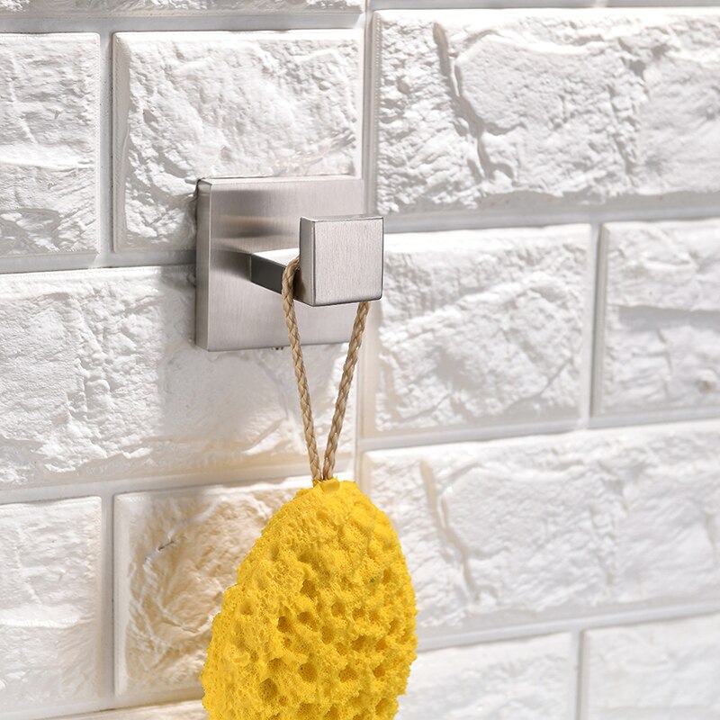 Brushed Finish SUS 304 Stainless Steel Bathroom Hardware Set Paper Holder Toothbrush Holder Towel Bar Bathroom Accessories