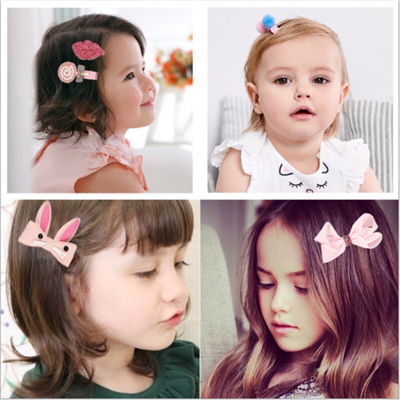 Children's Hair Accessories 18 Piece Set Girl Headdress Baby Korean Princess Super Fairy Cute Little Girl Hairpin Baby Hairpin