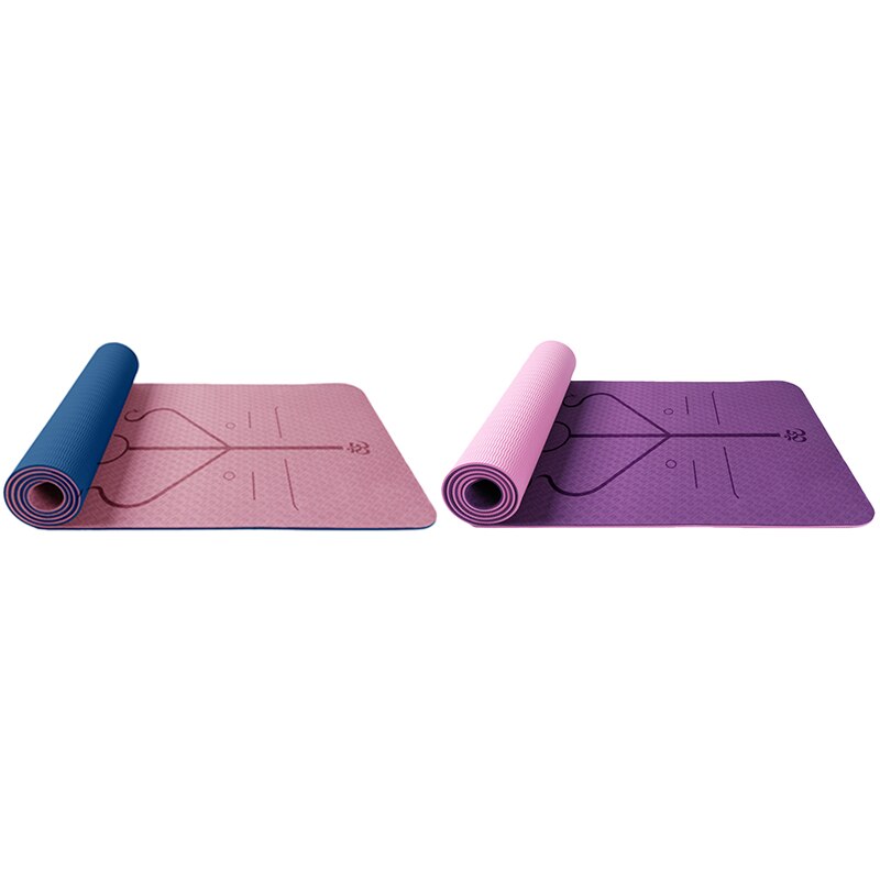 Duurzaam Tpe Yoga Mat Fitness Mat Verbreed Verdikte Verlengd Smaakloos Antislip Yoga Mat Hoge-Dichtheid Dansmat accessoires