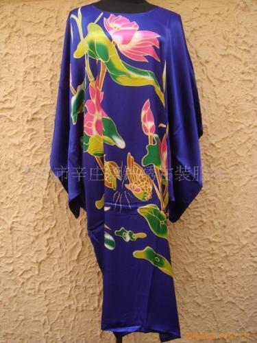 Chinese Traditional Dress Women's Satin Robe Gown Pajamas Regular Size