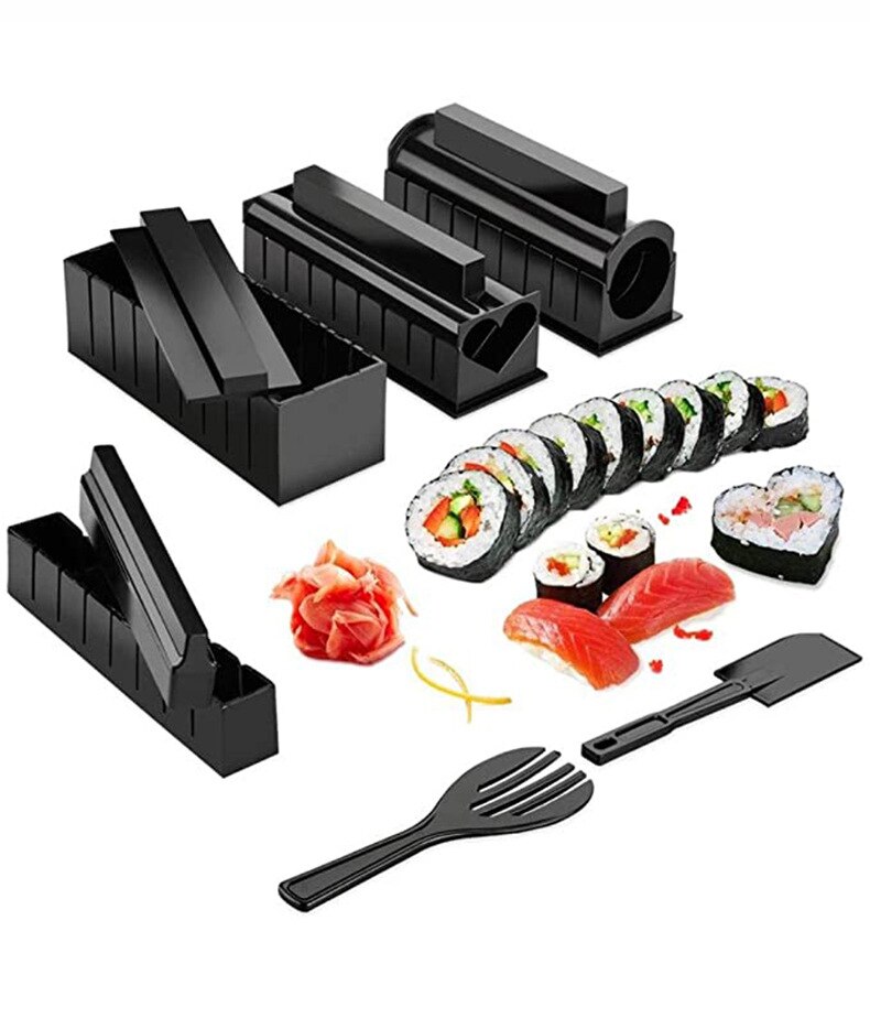 10 Stuks/set Sushi Roll Mold Keukengerei Van Diy Gereedschap