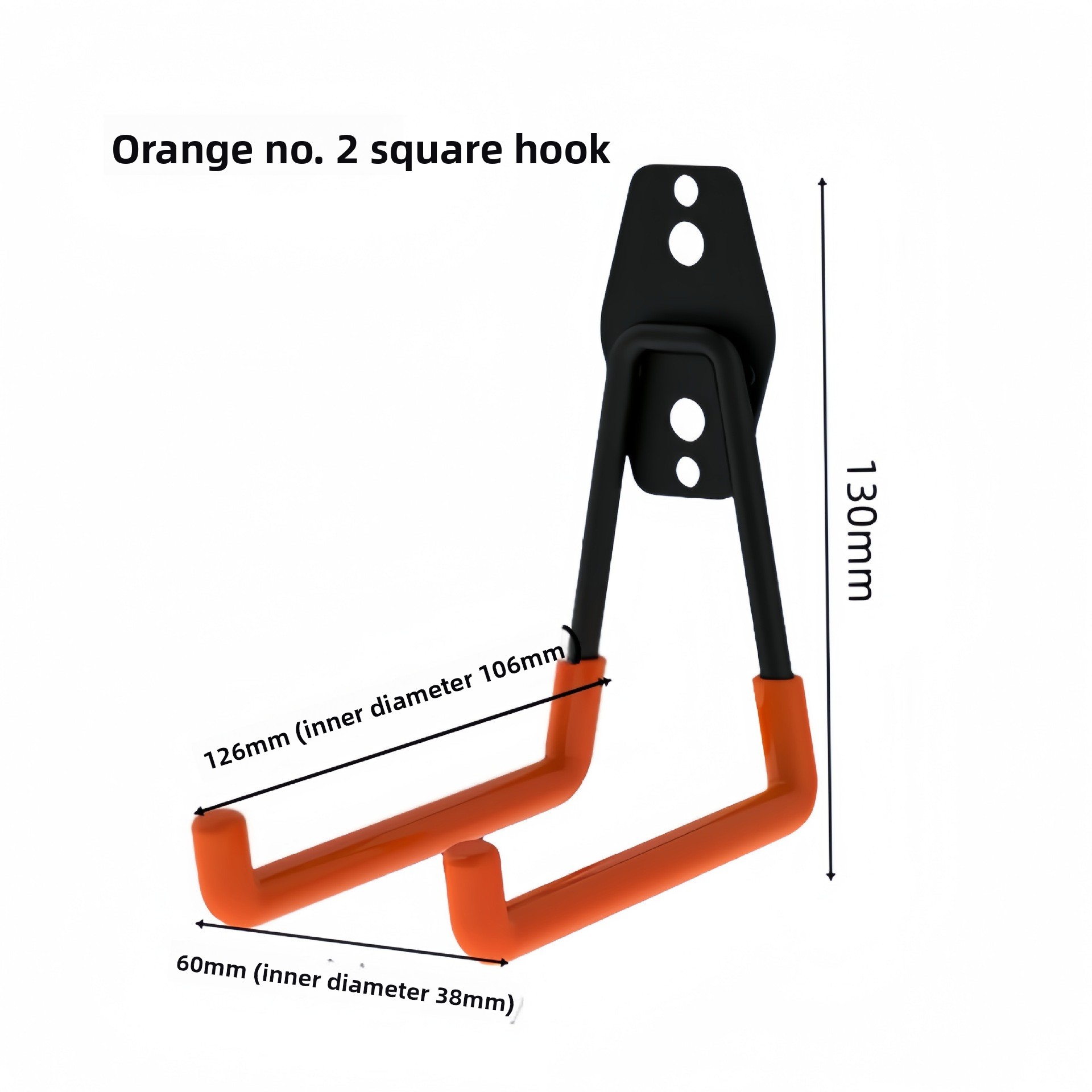 Sykkelstøtte sykkel veggfeste krokstativ parkeringsholder til oppheng av verktøy lageroppbevaringsverktøy arrangør sykkeltilbehør: misligholde tittel