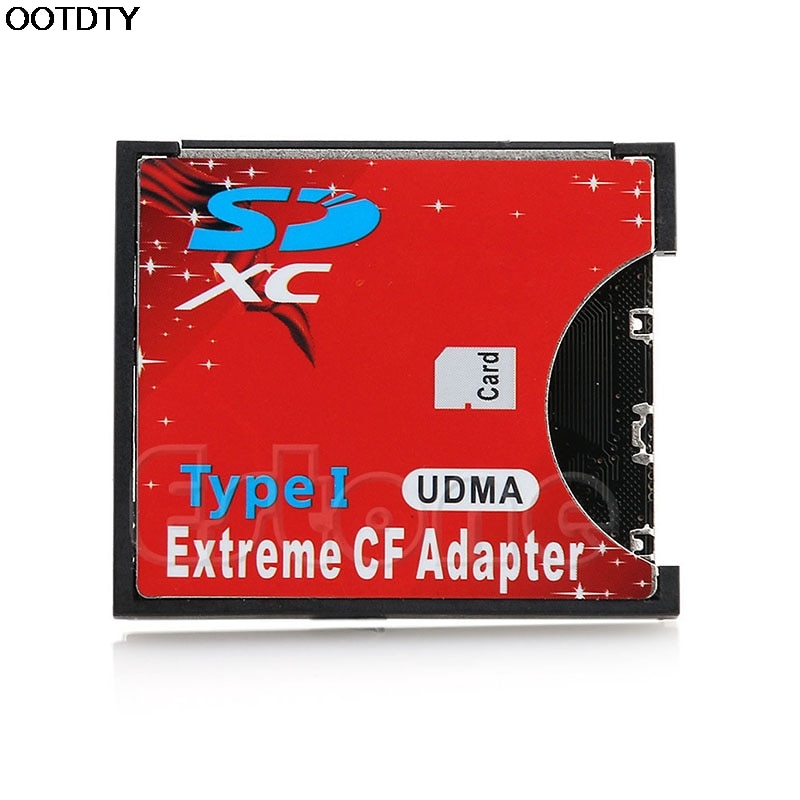 Speed SDXC SDHC SD naar CF Compact Flash Geheugenkaart Reader Adapter Type I Hoge