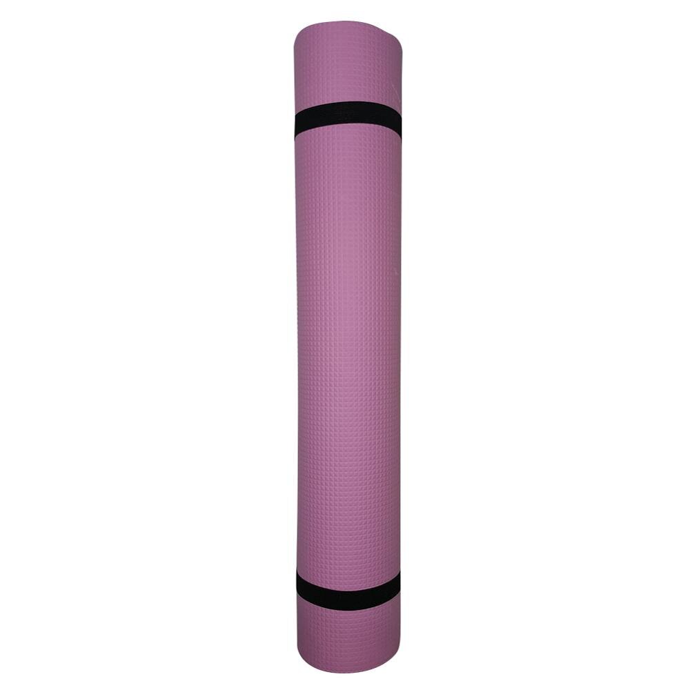 4/6mm EVA Yoga Mat Non-Slip Environmental Gymnastic Durable Pilates Exercise Mat Body Building Supplies Yoga Mats: Pink 6mm
