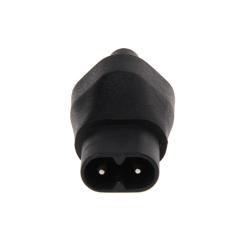 IEC 320 C5 3-Pin Female To C8 2-Pin Male Plug Converter Power Supply Adapter